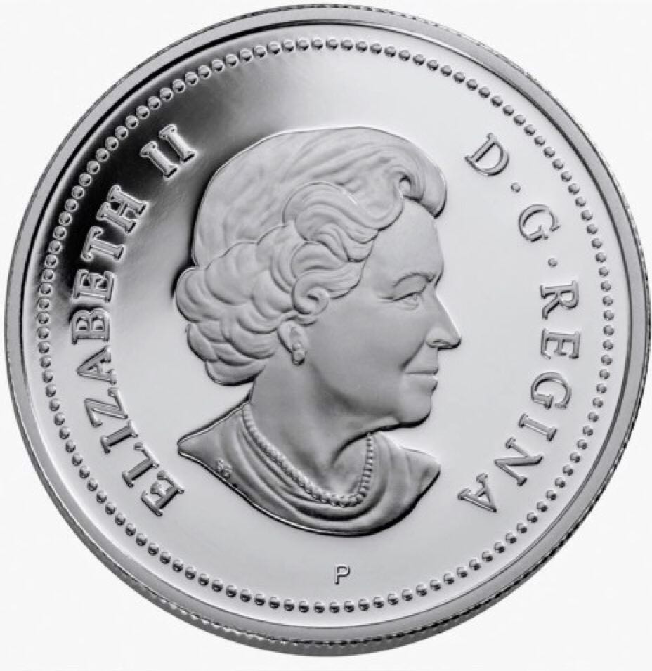 Canadian Nickel 25 Cent Coin - Unc.  coin collectible - Main Image 2