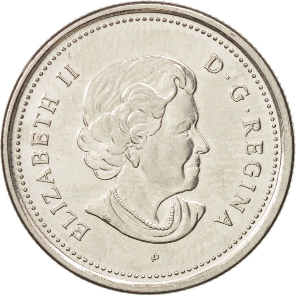 Canadian Nickel 25 Cent Coin 2006  coin collectible - Main Image 2