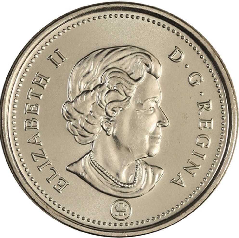 C1 Book - Canadian Nickel 25 Cent Coin - Unc.  coin collectible - Main Image 2