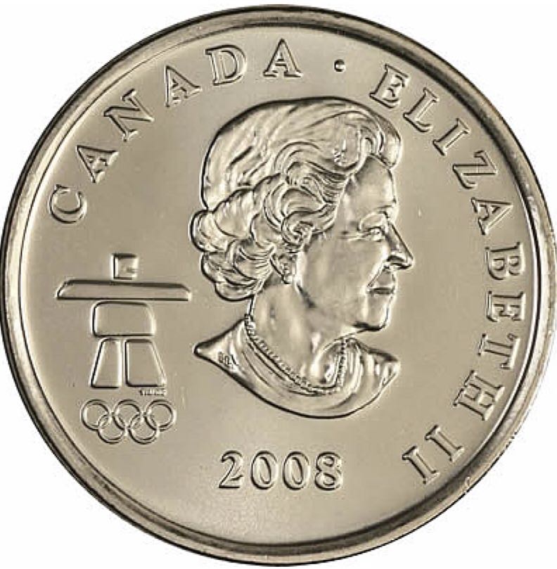 Canadian Nickel 25 Cent Coin  coin collectible - Main Image 2