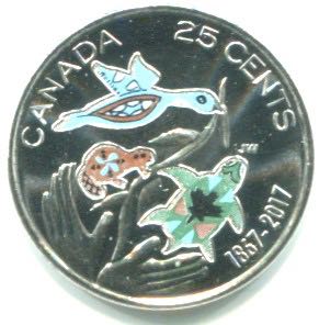 Canadian Silver 25 Cent Coin 1962