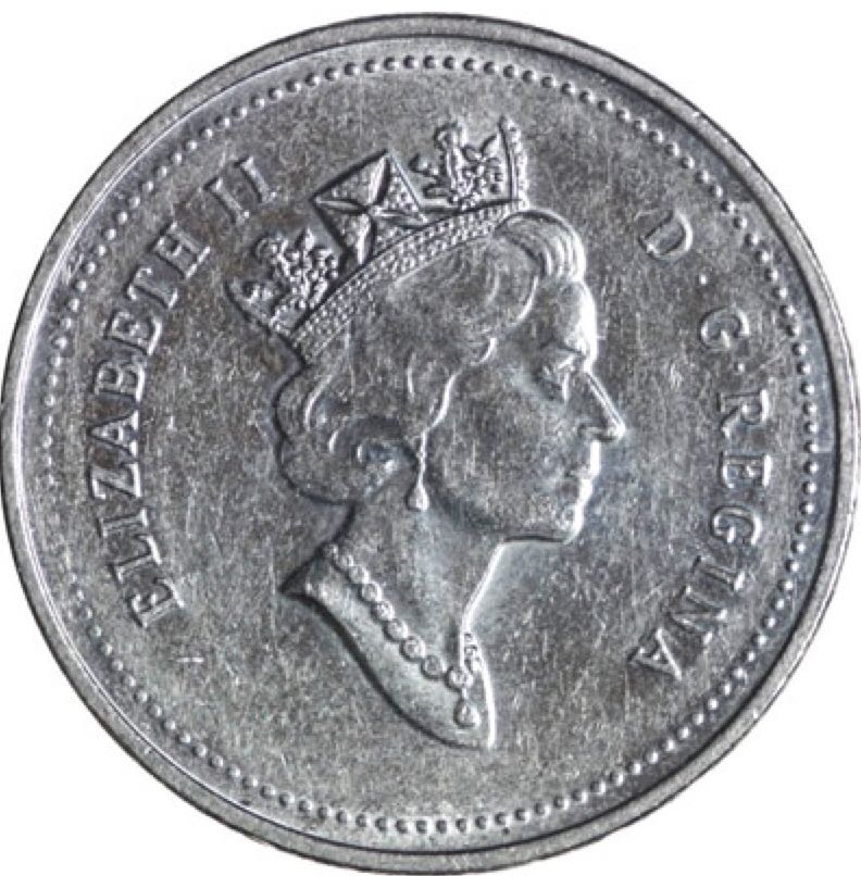 Canadian Nickel 5 Cent Coin 1994  coin collectible - Main Image 2