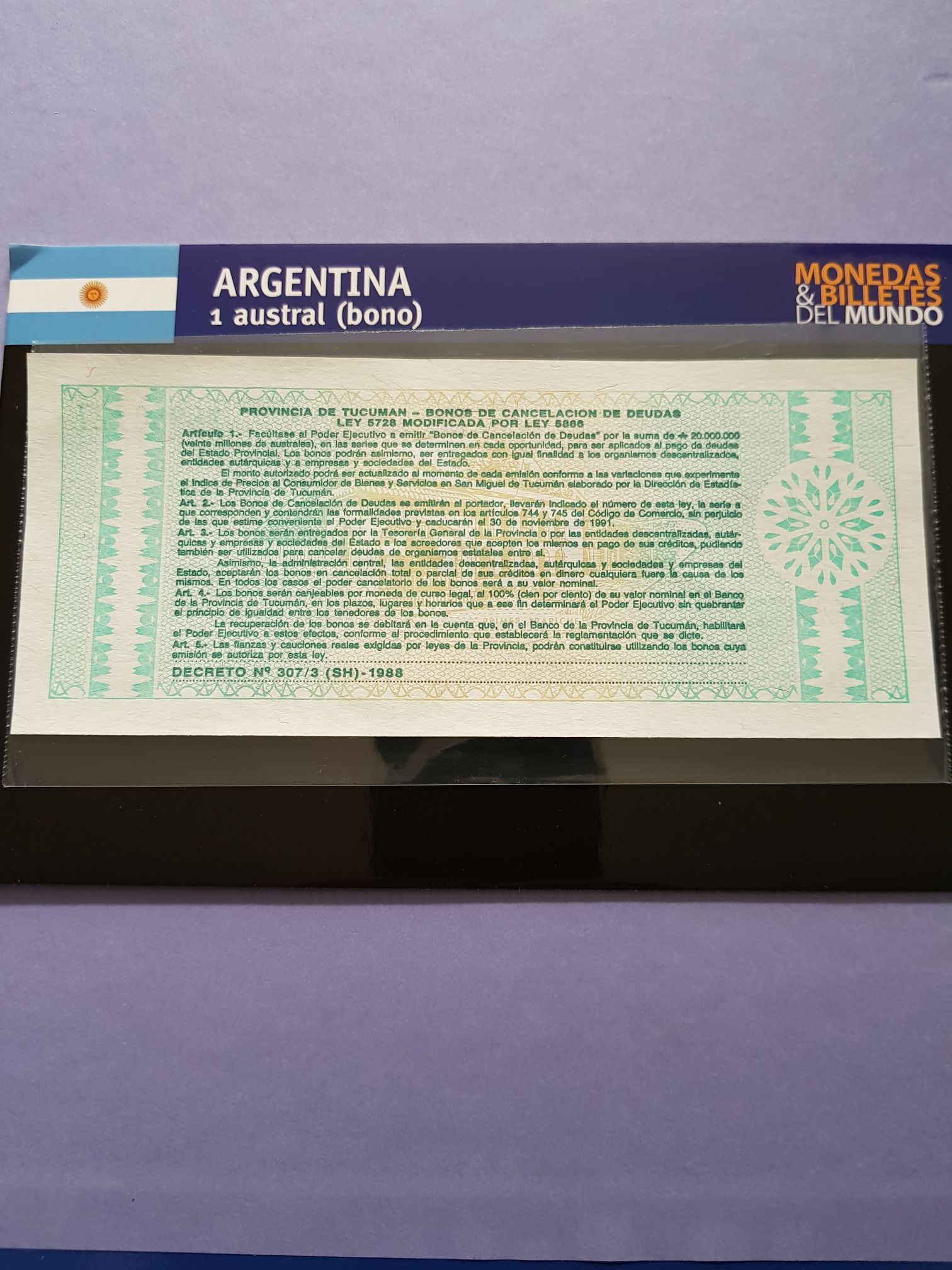 1 Austral ( Bono )  coin collectible - Main Image 2