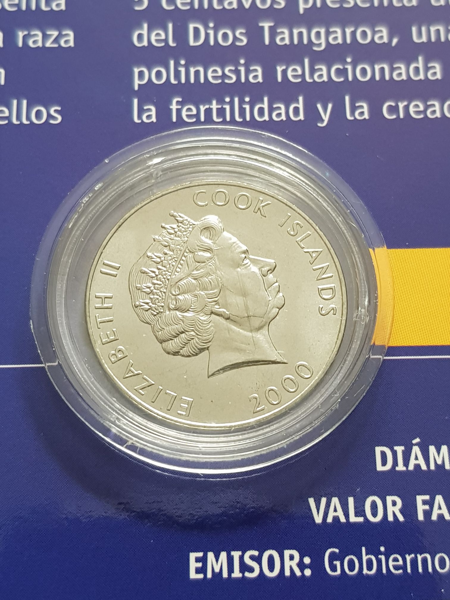 .05 Centavos  coin collectible - Main Image 2
