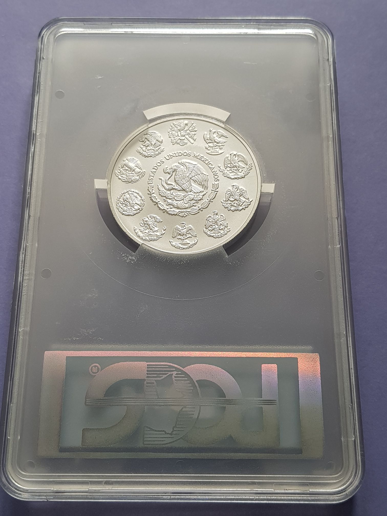 2 Onzas ( Certificada)  coin collectible - Main Image 2