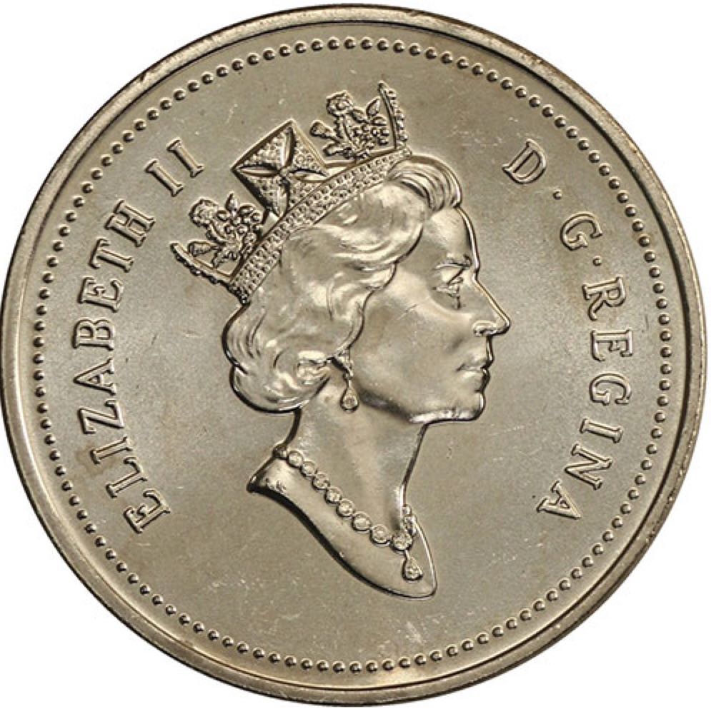 Canadian Nickel 5 Cent Coin 1995  coin collectible - Main Image 2