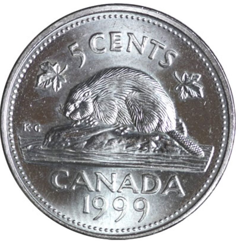 Book - Canadian Nickel 5 Cent Coin