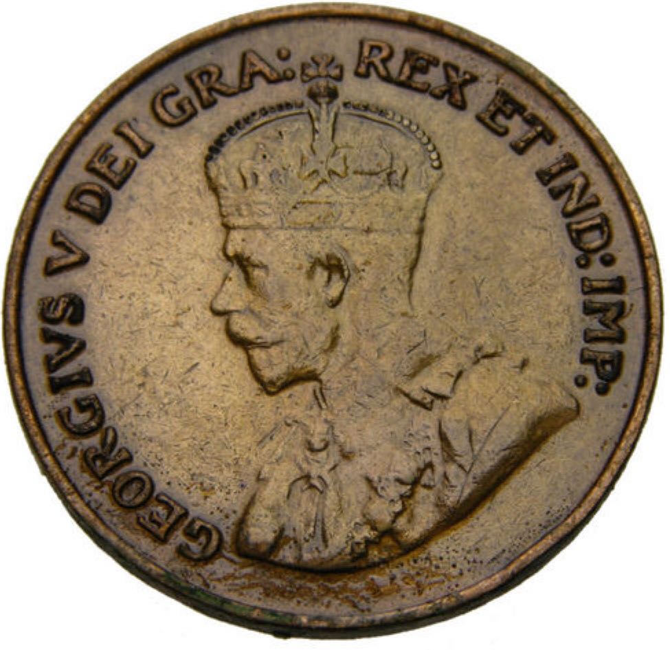 Canadian Copper 1 Cent Coin  coin collectible - Main Image 2