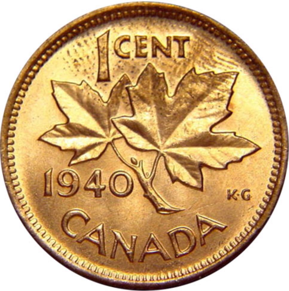 5 Cent Canada 1987 To 1975