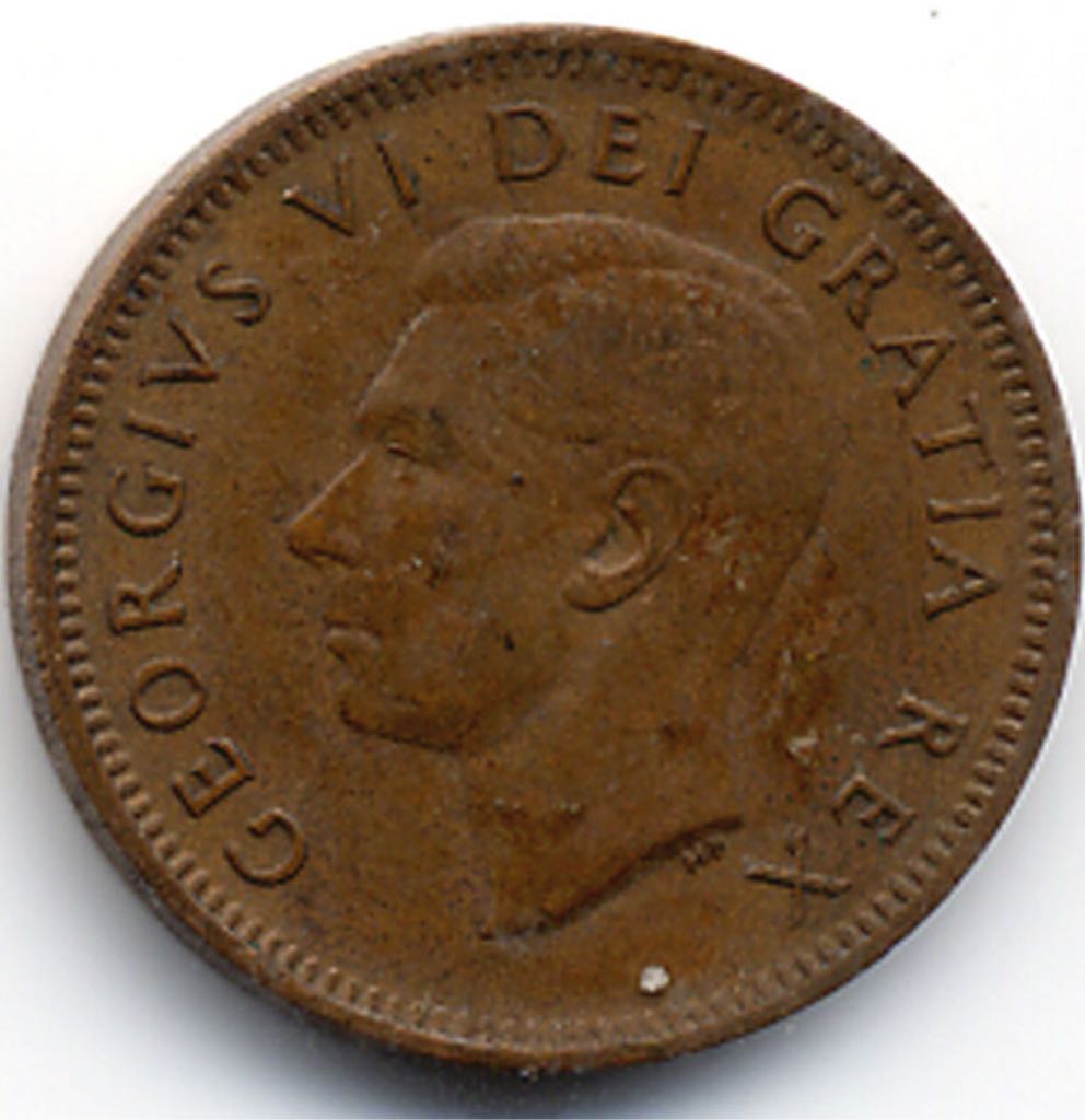 Canadian Copper 1 Cent Coin 1950  coin collectible - Main Image 2