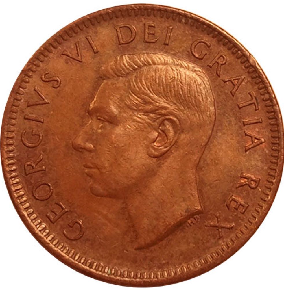 Canadian Copper 1 Cent Coin 1952  coin collectible - Main Image 2