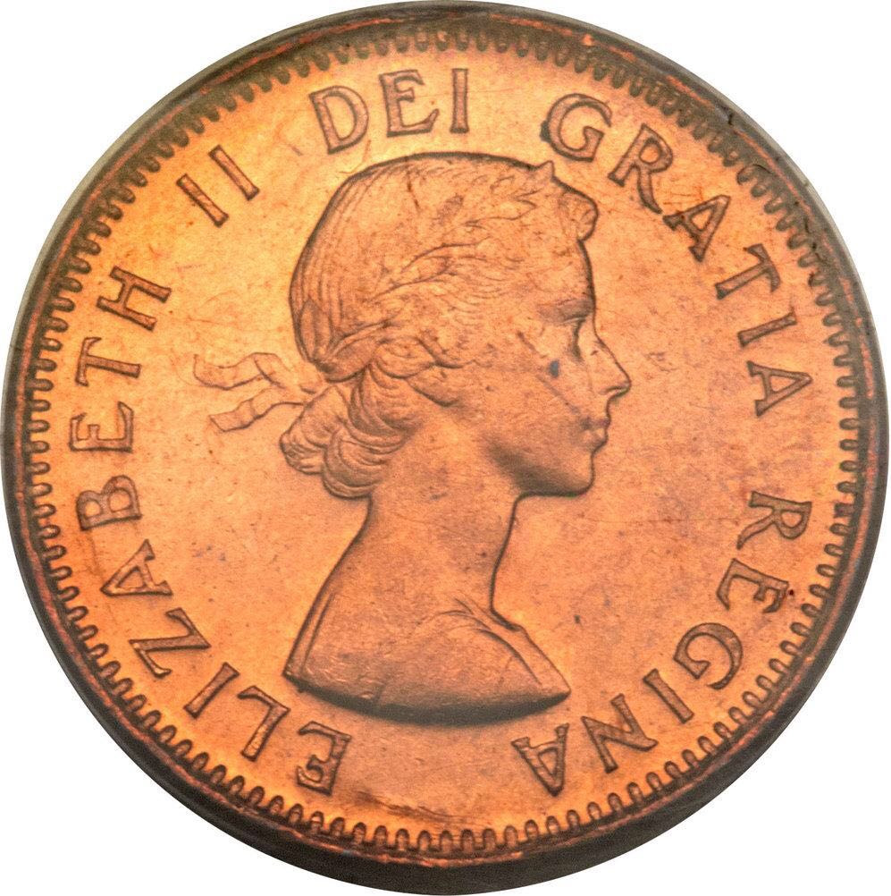 Canadian Copper 1 Cent Coin 1953  coin collectible - Main Image 2