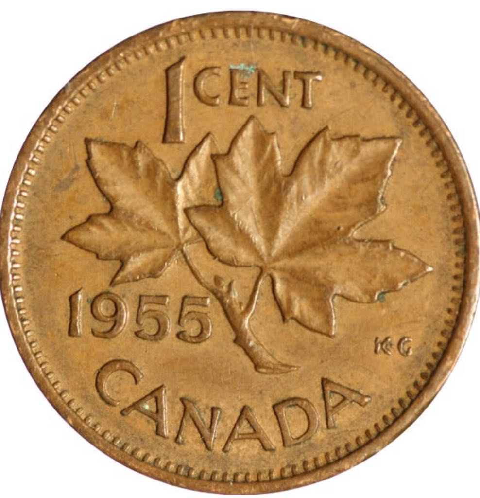C1 Book - Canadian Copper 1 Cent Coin - Unc.