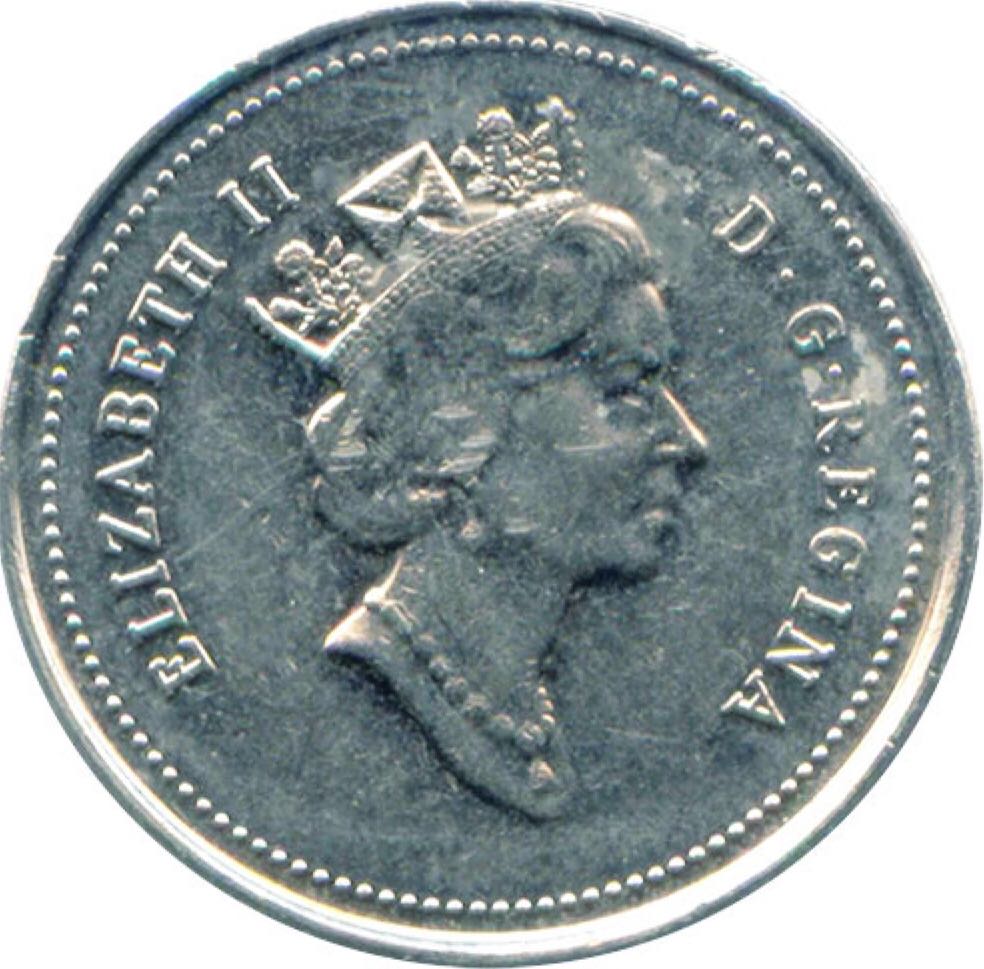 Canadian Nickel 10 Cent Coin - Unc. 1993  coin collectible - Main Image 2