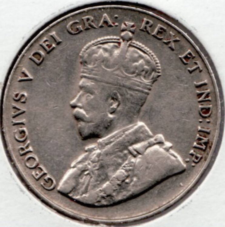 Canadian Nickel 5 Cent Coin 1929  coin collectible - Main Image 2