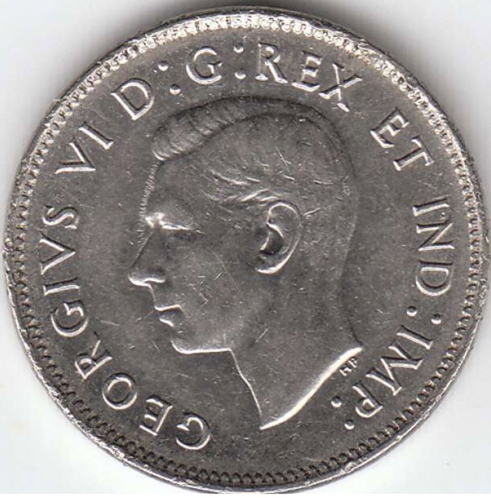 Canadian Nickel 5 Cent Coin 1938  coin collectible - Main Image 2