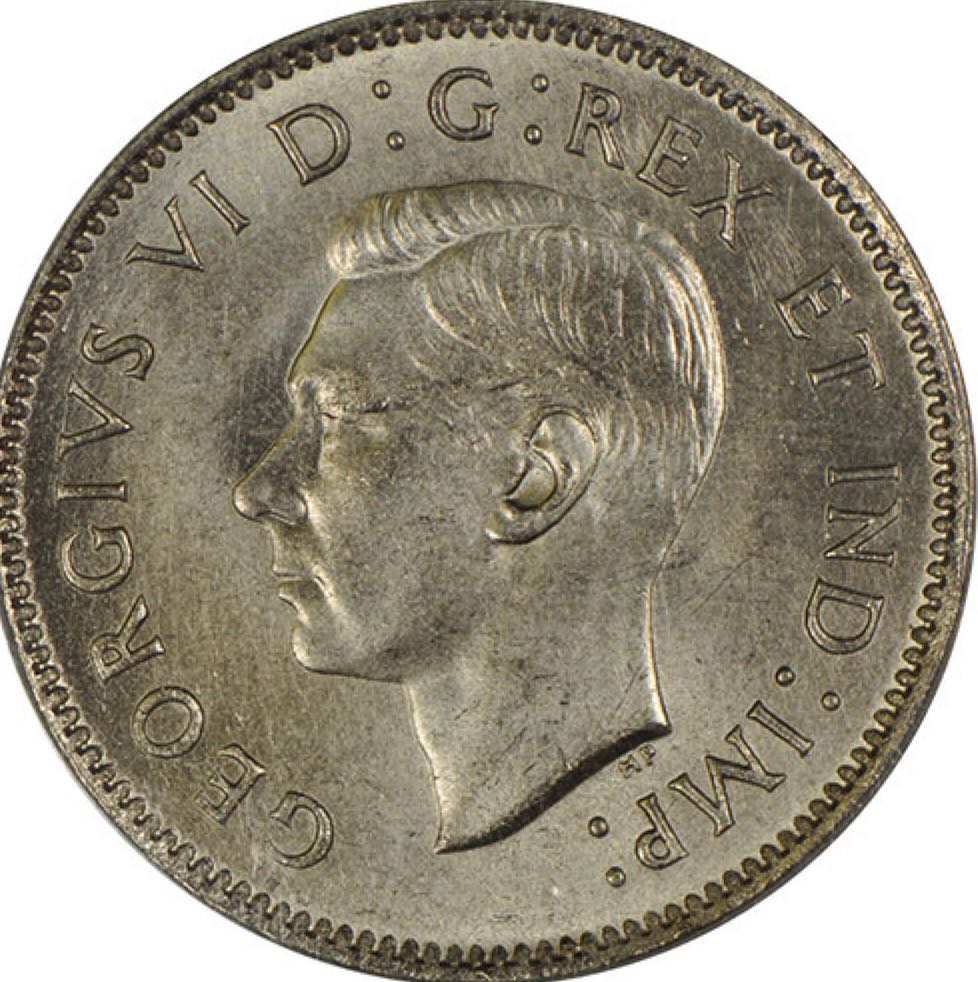 Canadian Nickel 5 Cent Coin 1939  coin collectible - Main Image 2