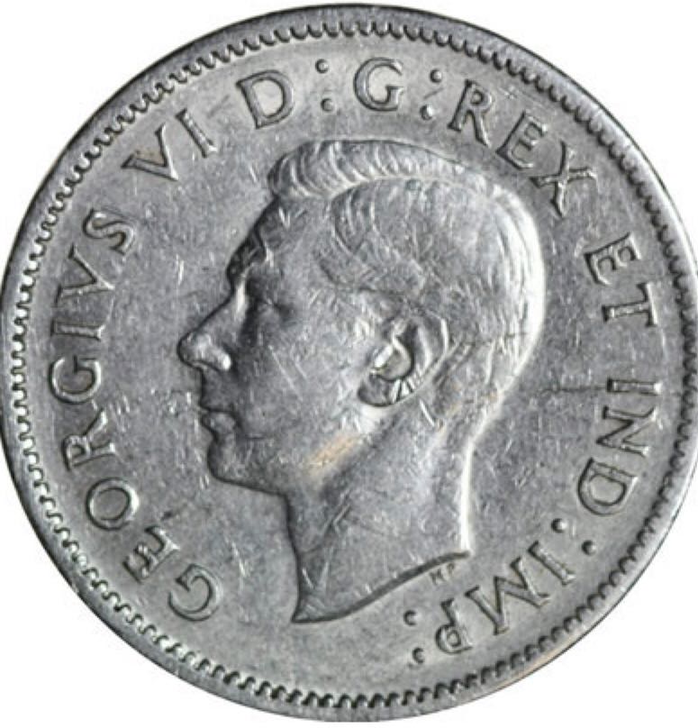 Canadian Nickel 5 Cent Coin 1941  coin collectible - Main Image 2