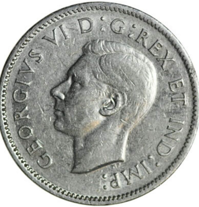 Canadian Nickel 5 Cent Coin 1942  coin collectible - Main Image 2