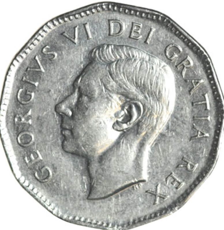 Canadian Nickel 5 Cent Coin 1949  coin collectible - Main Image 2