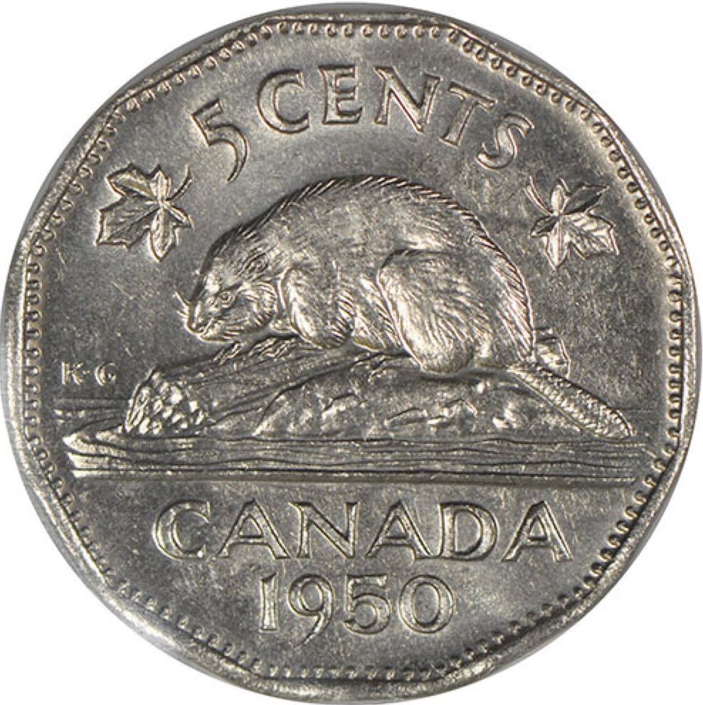 C1 Book - Canadian Nickel 50 Cent Coin - Unc.