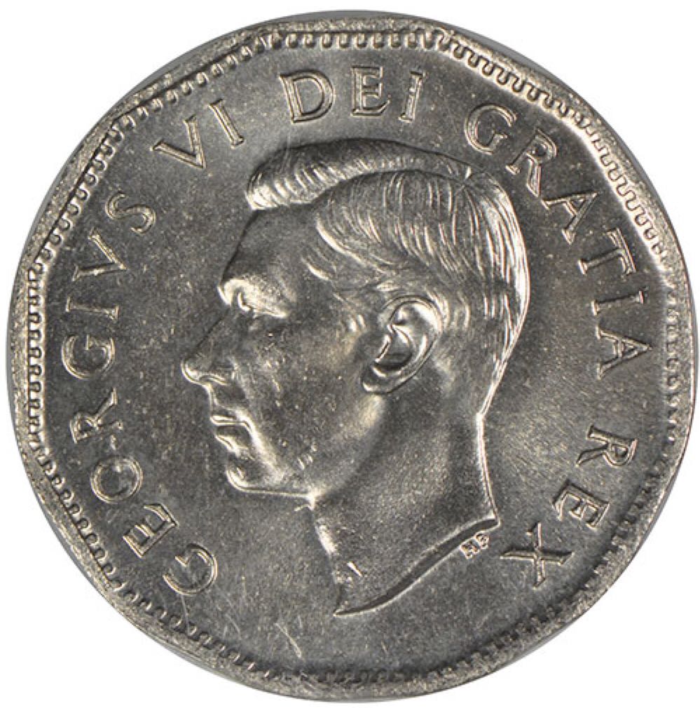 Canadian Nickel 5 Cent Coin 1950  coin collectible - Main Image 2