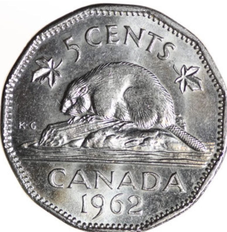 Canadian Nickel 5 Cent Coin 1941