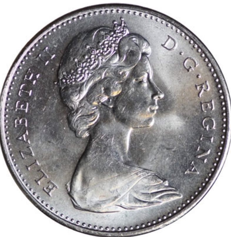 Canadian Nickel 5 Cent Coin 1970  coin collectible - Main Image 2