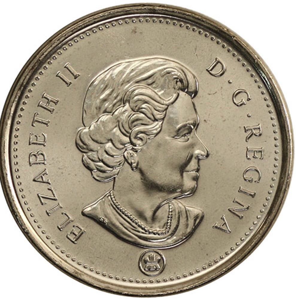 Canadian Nickel 5 Cent Coin 2008  coin collectible - Main Image 2