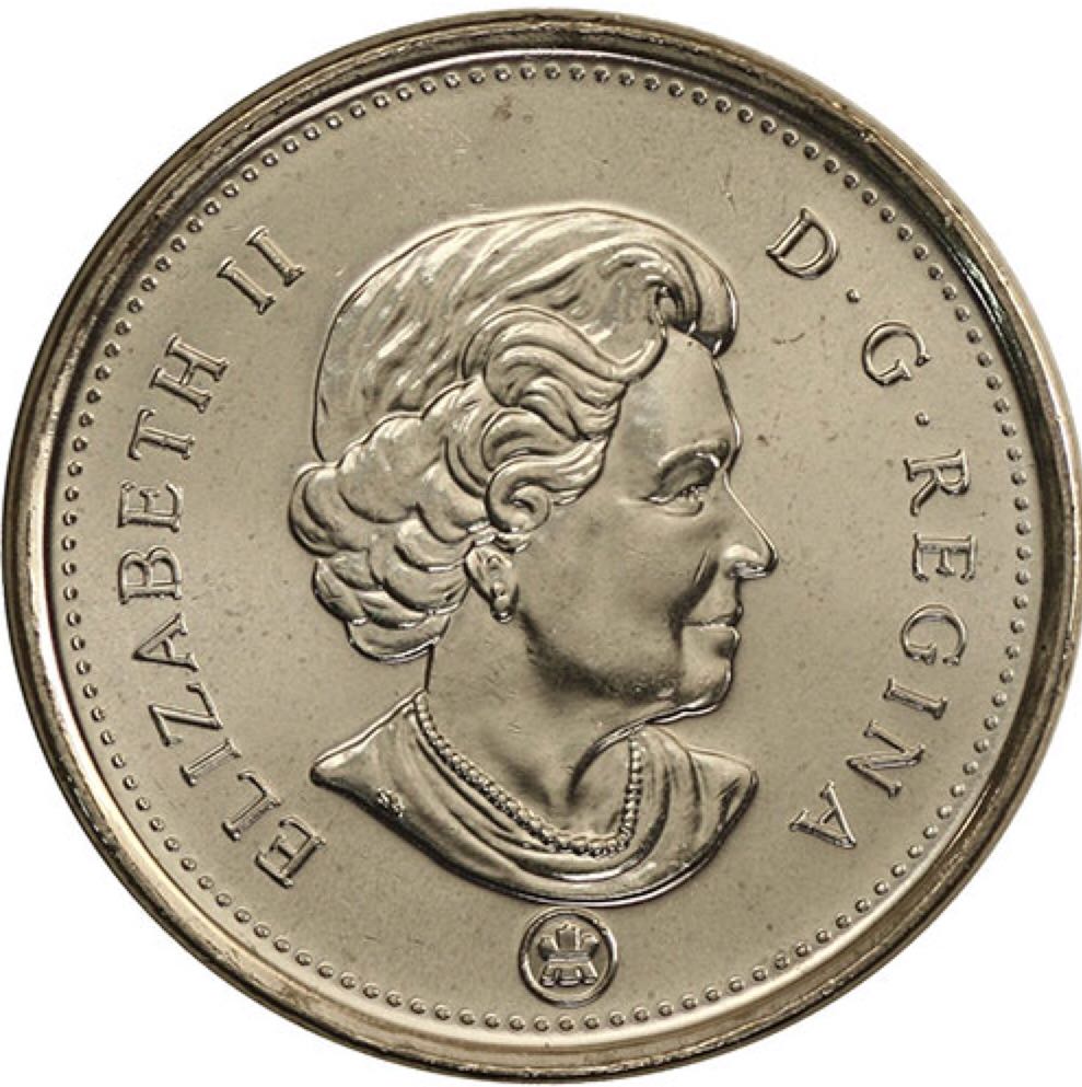 Canadian Nickel 5 Cent Coin 2008  coin collectible - Main Image 2