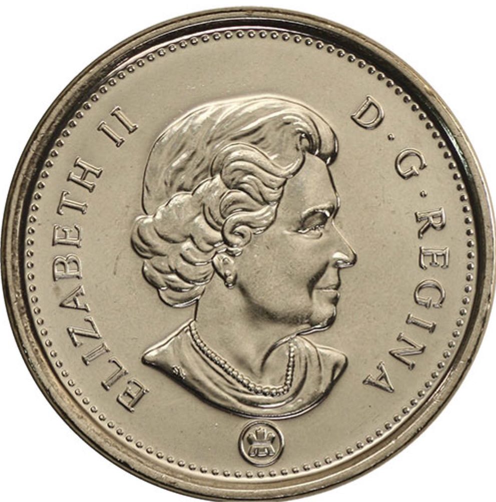 Canadian Nickel 5 Cent Coin 2012  coin collectible - Main Image 2