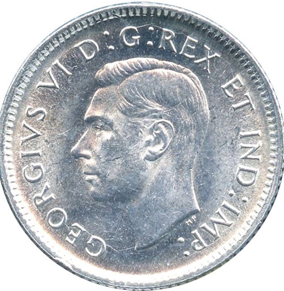 Canadian Silver 10 Cent Coin 1940  coin collectible - Main Image 2