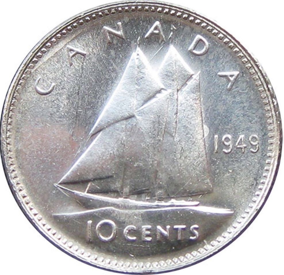 Book - Canadian Nickel 10 Cent Coin