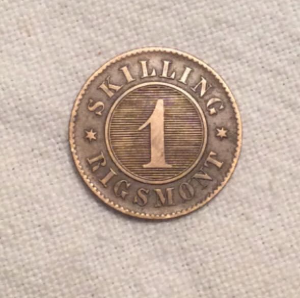 Skilling 1 1860  coin collectible - Main Image 2