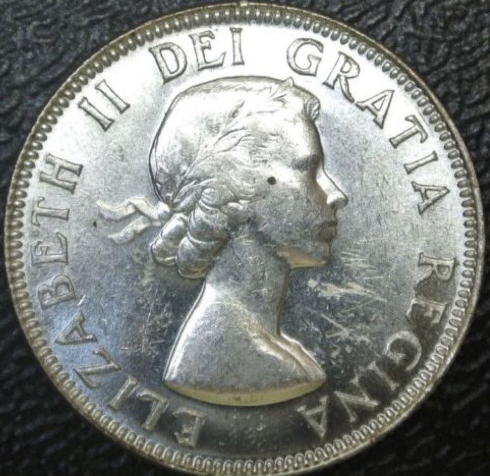Canadian Silver 10 Cent Coin 1953  coin collectible - Main Image 2