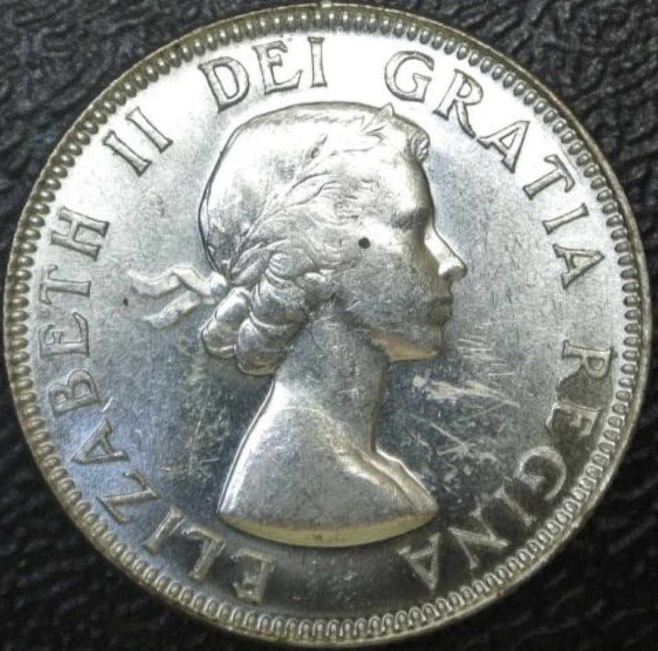 Canadian Silver 10 Cent Coin 1953  coin collectible - Main Image 2