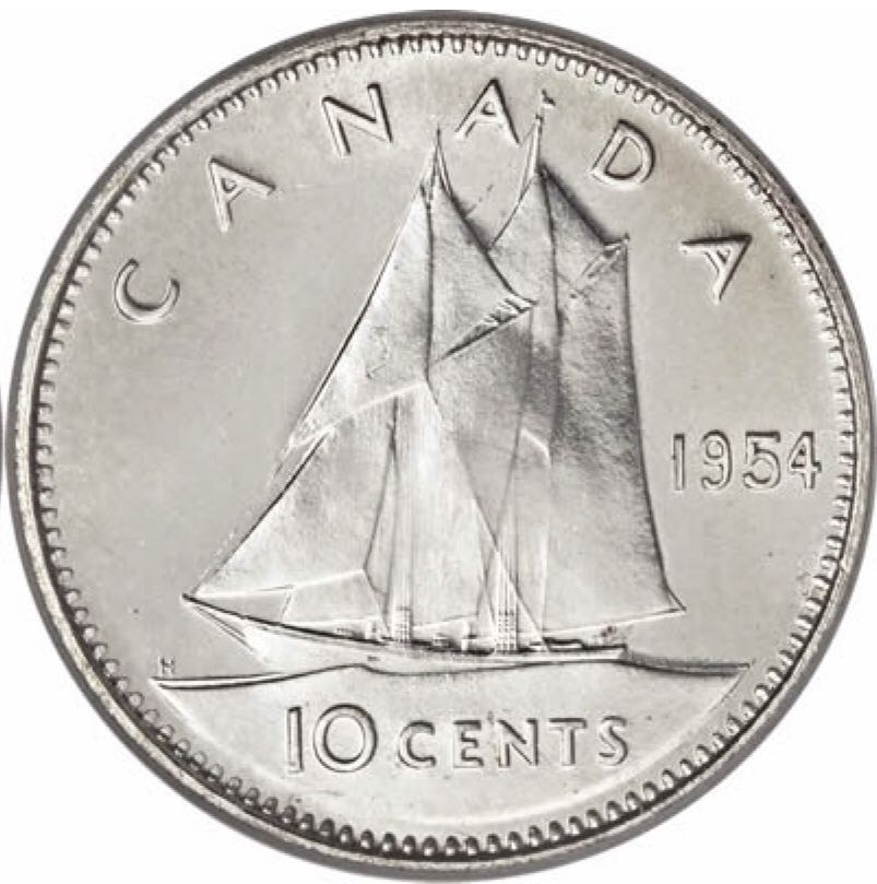Book - Canadian Nickel 10 Cent Coin