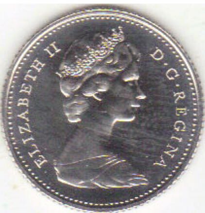 Canadian Nickel 10 Cent Coin 1971  coin collectible - Main Image 2