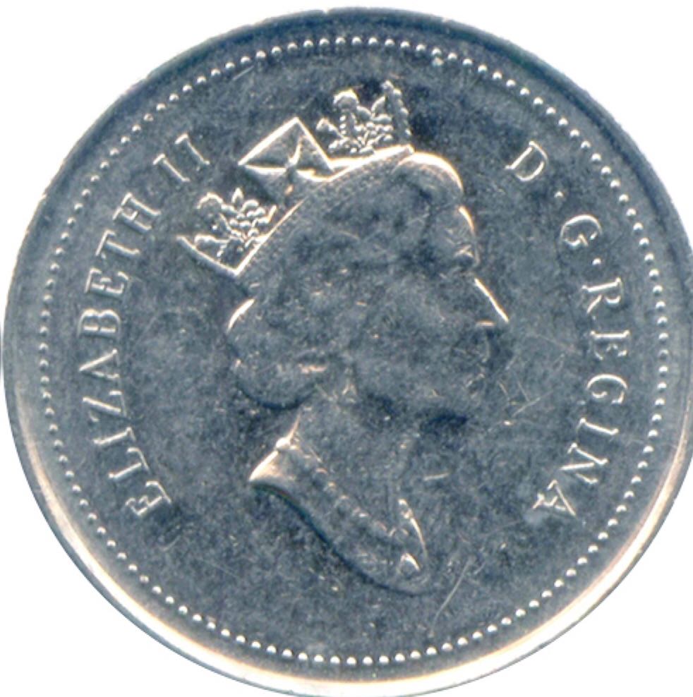 Canadian Nickel 10 Cent Coin 1997  coin collectible - Main Image 2