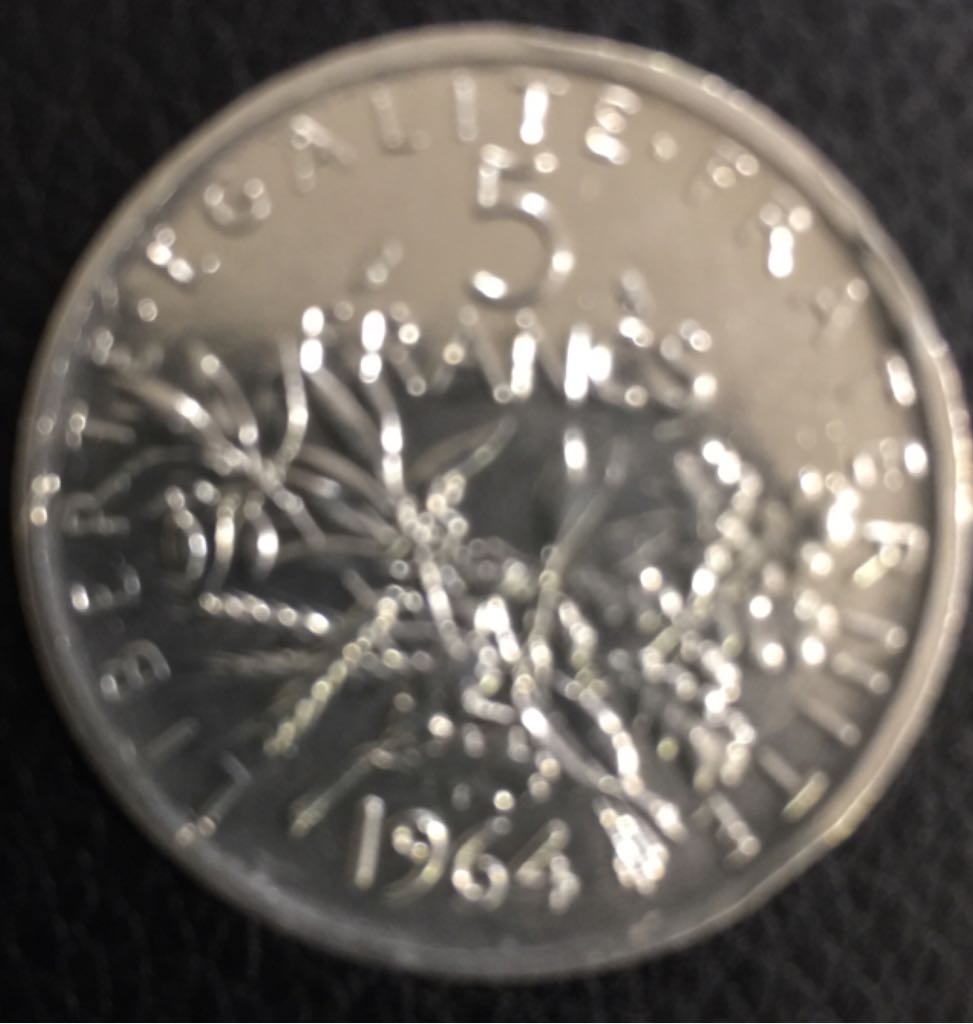 France 1964 S5Fr MS  coin collectible - Main Image 2
