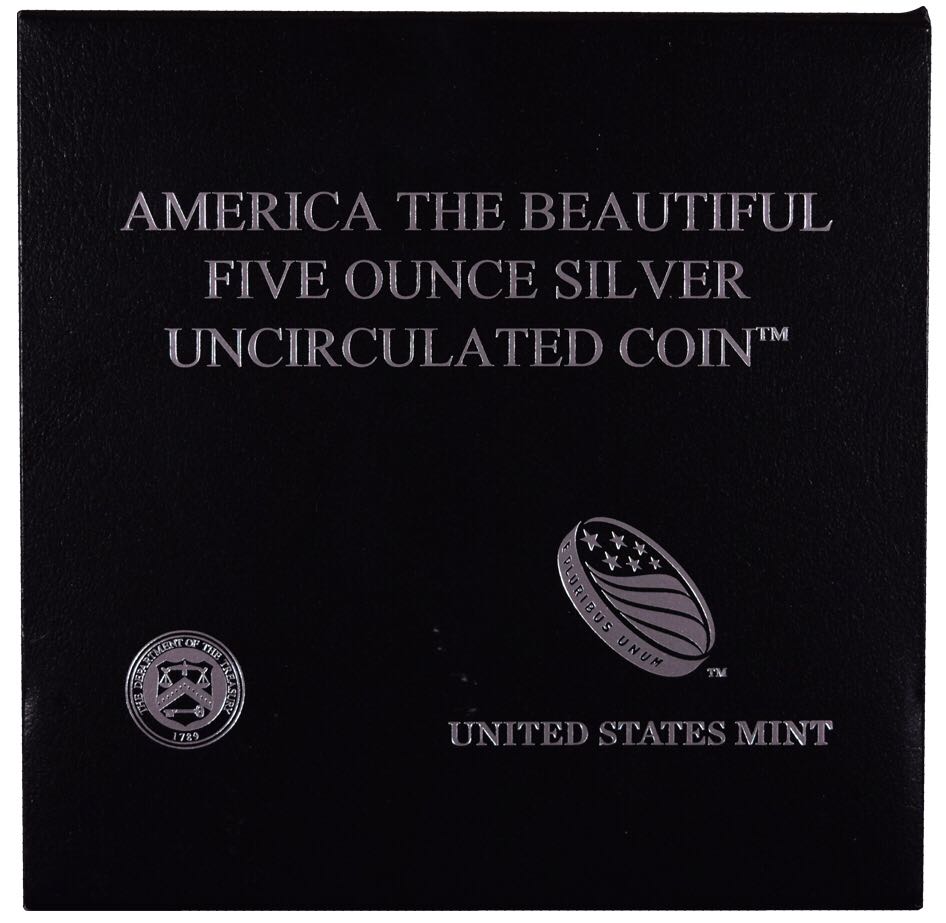 America The Beautiful 5 oz Silver Fort Moultrie  coin collectible - Main Image 2