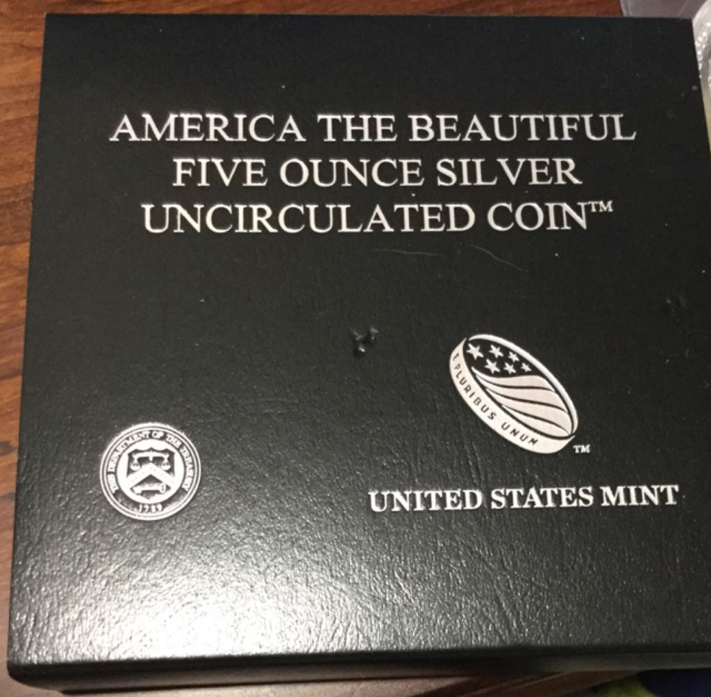 America The Beautiful 5 oz Frederick Douglas  coin collectible - Main Image 2