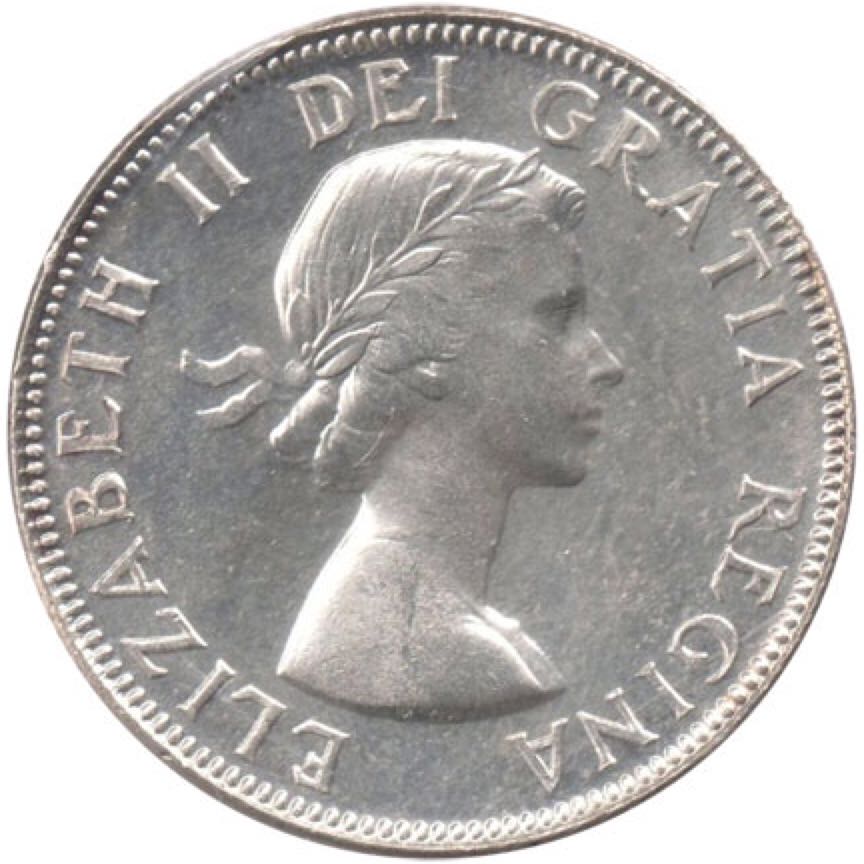 Canadian Silver 25 Cent Coin 1953  coin collectible - Main Image 2