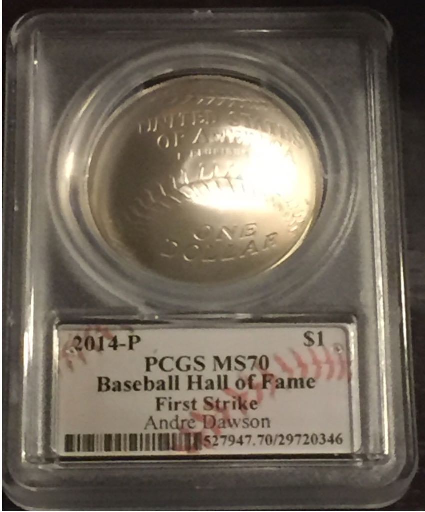 2014 P Andre Dawson  coin collectible - Main Image 2