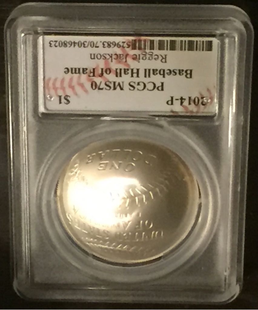 2014 P Reggie Jackson  coin collectible - Main Image 2