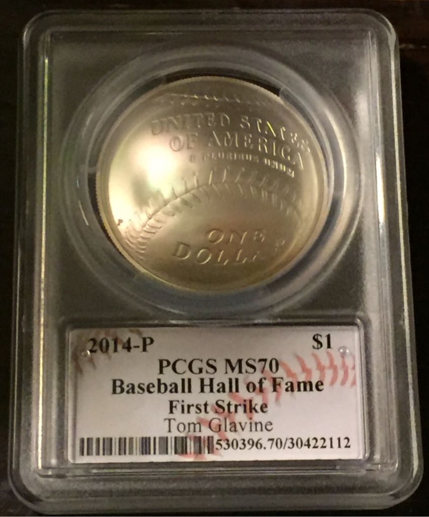 2014 P Tom Glavine  coin collectible - Main Image 2