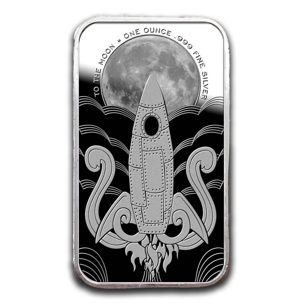 Silverbugs To The Moon Birth Of Silver Artbar  coin collectible - Main Image 2