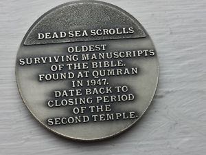 Dead Sea Scrolls Medal  coin collectible - Main Image 2
