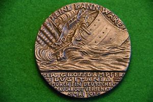 RMS Lusitania Medal  coin collectible - Main Image 2