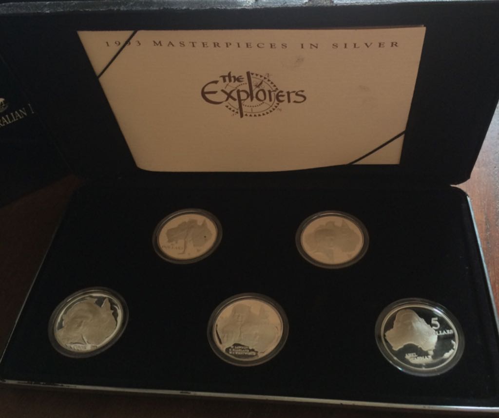 1993 Masterpieces In Silver - The Explorers  coin collectible - Main Image 2